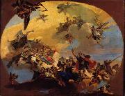 Giovanni Battista Tiepolo Triunfo das Artes oil